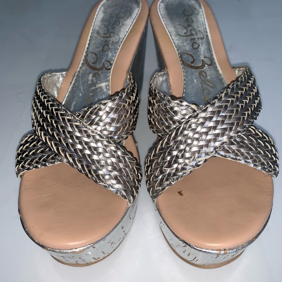 Sergio Zelcer braided wedges - Picture 1 of 4